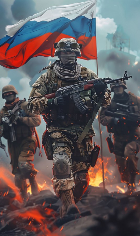 Эскиз тату Русские Войны