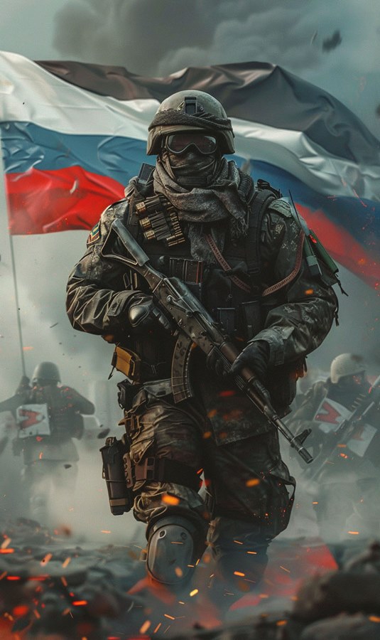 Эскиз тату Русские Войны